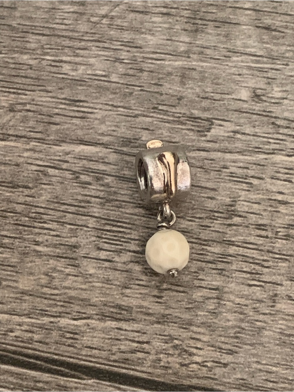 Pandora Silver gold charm